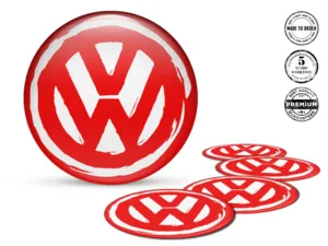 VW Radembleme Version Premium Label Design